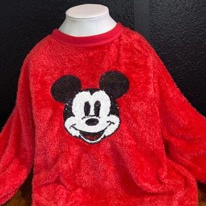 Sequin Mickey Mouse sweatshirt